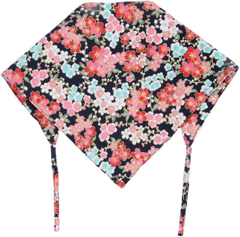 4 Pack Dog Bandanas Triangle Bibs Scarf Accessories, Japanese Style Small