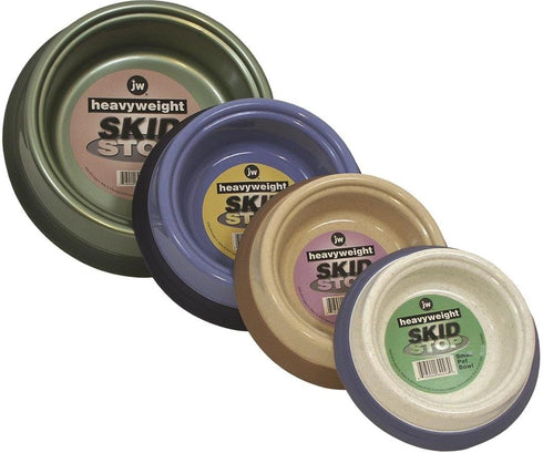 JW Pet Company Heavy Weight Skid Stop Pet Bowl, Jumbo/Large, Colors Vary