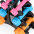 Portzon Weights Dumbbells, Set of 2 Neoprene Dumbbells, 10 Color Options, Anti-Slip Hex Shape