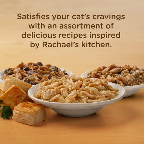Rachael Ray Nutrish Natural Wet Cat Food, Chicken Lovers Variety Pack with Added Vitamins, 2.8 Ounce Cup (Pack of 12)