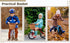 Kid's Bike Basket Front, Bicycle Hanging Basket with Adjustable PU Belts, Weatherproof Rattan Storage