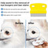 Fine Tooth Pet Comb - 3 Pack Tear Stain Remover for Dogs & Cats, Removes Fleas, Ticks, Dandruff, Tangles