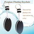 Floating Keychain for Boat Keys - 2PCS Oval Shaped Foam Key Rings for Boating