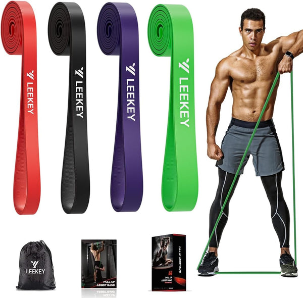 LEEKEY Resistance Bands, Exercise Pull Up Assist Bands Set for Fitness Training, Home Workouts