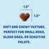 Shameless Pets Soft-Baked Dog Treats, Break an Egg - Natural Healthy Chews for Strong Bones Support - 1-Pack