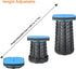 Boreeman 400lbs, Upgraded Collapsible Stool, Square Portable Stool, Lightweight Yet More Sturdy with Load Capacity