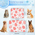 imiBBWQu Summer 27" 22" Cooling Mat for Dogs Pink Easter Eggs Pet Ice Pad Mat Washable Cat Dog Pet Cooling Pad Bed Dog