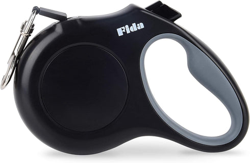 Retractable Dog Leash by Fida, 16 ft Dog Walking Leash for Small Dogs up to 26 lbs, 360° Tangle Free, Black