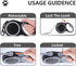 Dual Retractable Dog Leash for Walking 2 Small to Medium Dogs up to 44lbs/20kg, 16 ft Extendable with Poop Bags,