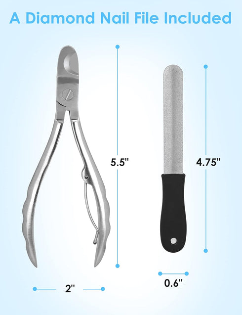 Trimmer Gobeigo Upgrade Wide Open Dog Nail Clippers for Large Dogs Cut Like Butter, Heavy Duty Dog Nail Full Metal