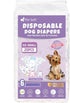 20pcs Pet Soft Female Dog Diapers - Disposable Doggie Diapers with Wetness Indicator, Puppy & Cat Diaper Super