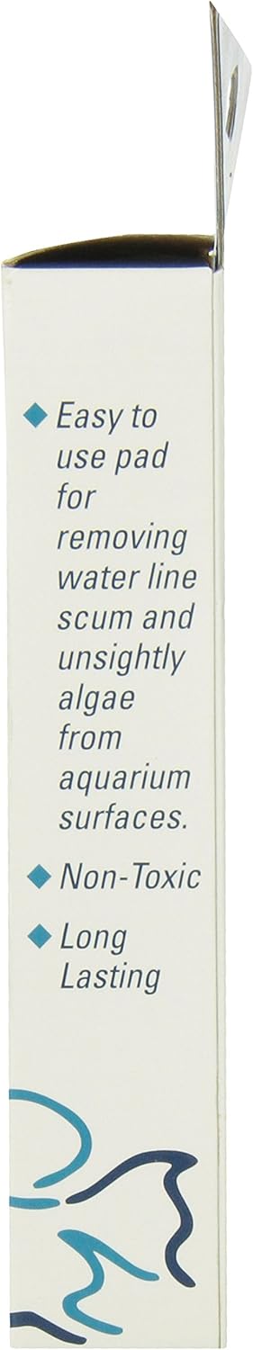 Lifegard Aquatics 4-Inch by 6-Inch Blue Algae Pad,Black