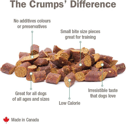 Crumps' Naturals Semi Moist Chicken Mini Trainers 10.6oz / 3000g, Brown (MT-C-250)