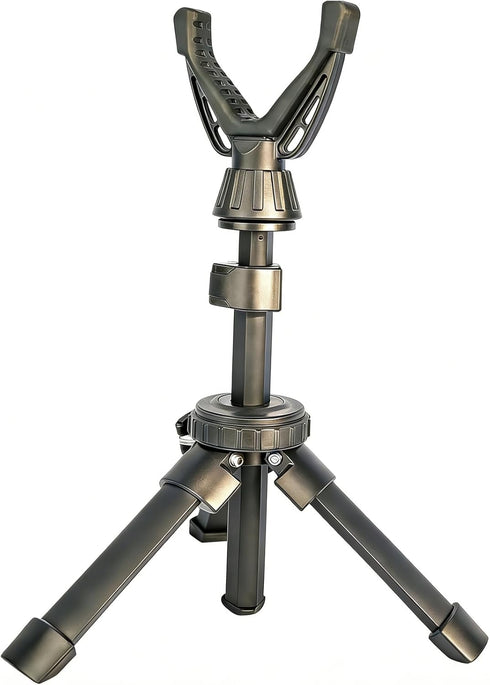 Portable Shooting Tripod with 360 Rotating & Removable V Yoke - Adjustable