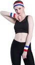 (1 ONUPGO Wristband Sweatbands for Men and Women - Athletic Cotton Terry Cloth Wrist Bands Sport Sweat Band