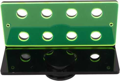 GLOGLOW Aquarium Coral Rack, Magnetic Acrylic 8 Hole Double Layers Coral Frag Holder for Fish Supplies