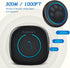 1000ft 60 Training(1 1 Soft Ring Blk Dog Bells to Go Outside - Wireless Dog Door Bell with Range, Melodies, LED