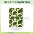 Zhbvncp 16x24 Inch Green Broccoli Microfiber Golf Towel with Carabiner Clip, Absorbent Waffle Weave Towel for Golf Bags