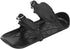 VGEBY Mini Ski Skates, Short Thin Ski Skates Attach to Skis Boots for Outdoor Winter Skiing, Black One Size