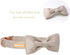 Unique Style Paws Wedding Silk Dog Collar with Bow, Soft Adjustable Pet Collar Gift for Medium Dogs