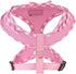 SuperBuddy Upgraded Soft Mesh Dog Harness, Lightweight Breathable Pet Harness for Outdoor Walking, Pink - Medium