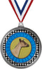 2.75" Dairy Goat Medal Award, Silver Vega Dairy Goat Team Trophy Award