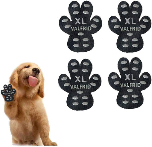 Dog Paw Protector Anti-Slip Grips - 40 Pieces XL Non-Skid Dog Shoes Booties Socks for Hardwood Floors