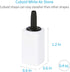 Pawfly 1.2 Inch Air Stone White Cuboid Bubble Stone Diffuser for Aquarium Fish Tank and Pump, 10 Pack