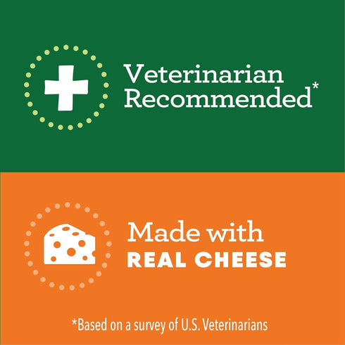 GREENIES PILL POCKETS Natural Soft Dog Treats, Cheese Flavor, Capsule Size, 7.9 oz. Pack (30 Treats)
