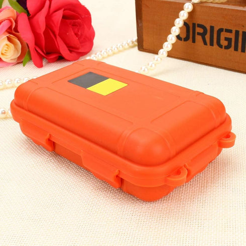 Outdoor Survival Storage Box | Waterproof Shockproof Plastic Tool Box Enclosure, Airtight Container for Travel