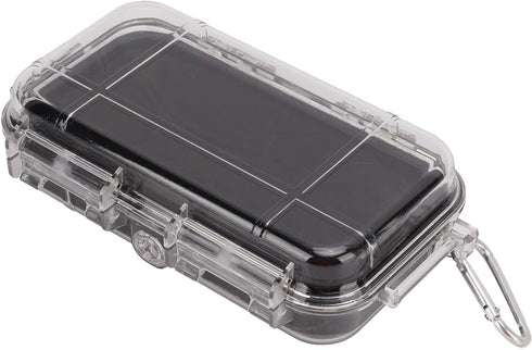 Waterproof Survival Storage Box, Plastic Shockproof Box with Shock Absorption Liner, Transparent Outdoor Dry Airtight
