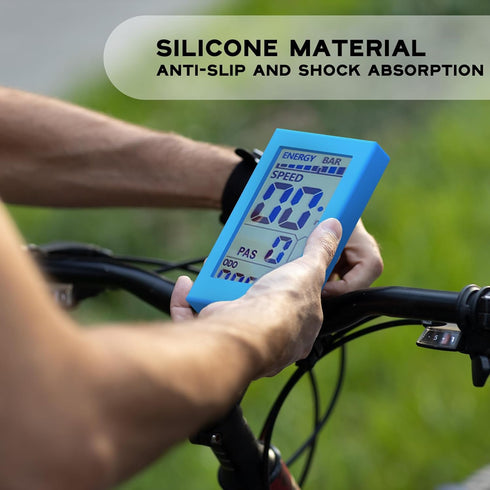 Protective Edge Guard for M5 Lectric XP Display, Soft Shock Absorbent Protective Cover (Blue)