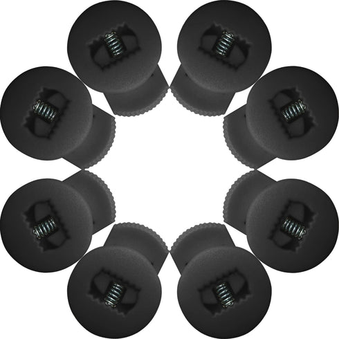 Glove Locks - Lace Locks for Baseball Glove, 8 Pack, Strong Elasticity, Fits All Gloves, Baseball Glove Accessories