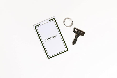 Replacement Golf Cart Key and Key Tag Club Car