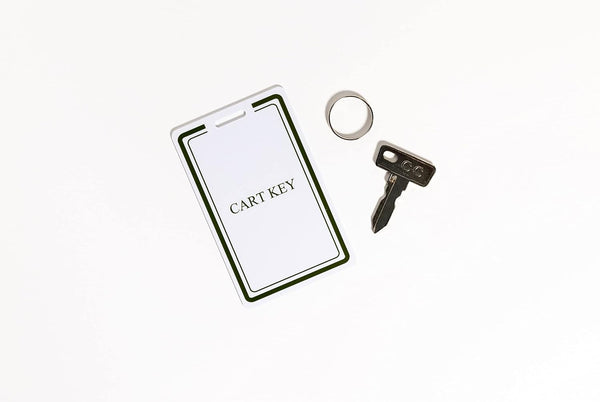 Replacement Golf Cart Key and Key Tag Club Car