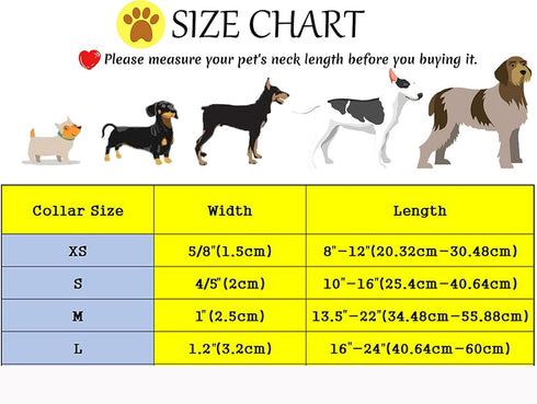 Elegant little tail Dog Collar and Leash, Durable Adjustable Pet Collar for Small Dogs