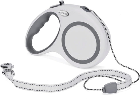 GUDWING Retractable Dog Leash, 30 FT, Heavy Duty, No Tangle, for Medium Large Dogs up to 77 lbs