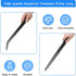 Aquarium Tweezers Extra Long 15 inches, Luxiv Stainless Steel Straight and Curved Tweezers for Fish Tank Plant Aquascape