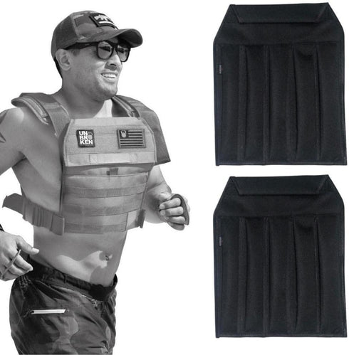 Unbrokenshop.com Sand Plates for Weight Vest, Adjustable and Portable for Fitness Exercise, Perfect Weights to Add to