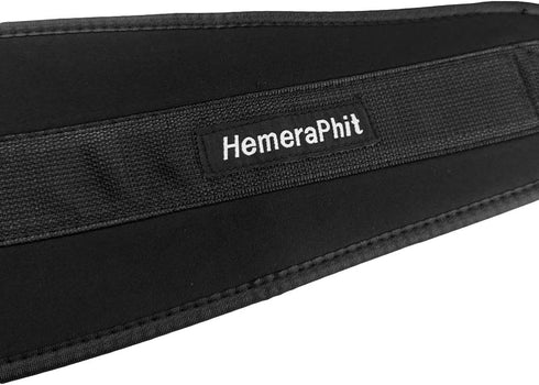 HemeraPhit Pull-up Belt - Weighted Dip Belt with Chain, Double D-ring Weightlifting Back Support Strap