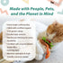 P.L.A.Y. Cute Cat Toys - Feline Frenzy Interactive Kicker Toy, Burrito Food Themed Catnip Filled Toy, Great for Adult
