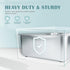 IKITCHEN Stainless Steel Cat Litter Box, Large Metal Litter Box for Cats and Rabbits, 19.5"L x 13.5"W x 6"H