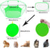 Small Animals Tent, Reptiles Cage, Breathable Transparent Pet Playpen, Portable Yard Fence (Cool Green)