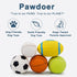 Squeaky Dog Ball - Soft Rubber Toys for Small Dogs & Puppies - Cute Play Ball - Tennis, Soccer, Football, Basketball,