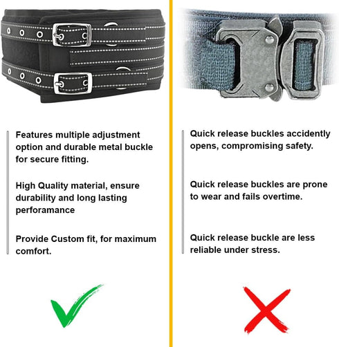 Tactical Dog Collar for Large Dogs | 9mm Thick with Handle | 4" Extra Wide with GPS & Leash Option | Metal Buckle Nylon
