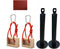 Wshxjzyay Portable Hangboard, Climbing Hangboard, Dual-Pocket Grip Blocks for Finger Strength, Power, and