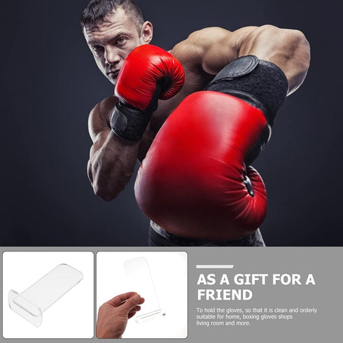 NUOBESTY Boxing Gloves Display Stand, Vertical Holder Rack for Boxing Gloves and Baseball Gloves