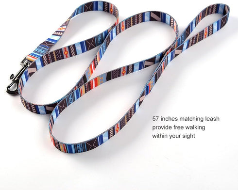 Ihoming Puppy Collar and Leash Set, Splicing Design for Extra Small Dogs Cats Pets, Daily Outdoor Training, XS-Up to