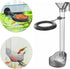 UPETTOOLS Shrimp Feeding Dish Set, Clear Durable Fish Feeder Tube Kit with Cleaning Brush for Fish Tank