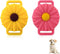 FuninCrea Sunflower Pet Apple AirTag Case, Durable Silicone Holder for Dogs and Cats, Summer Anti-Lost Cover